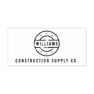 Tampons Encreurs Logo estampé rustique Personnalisé