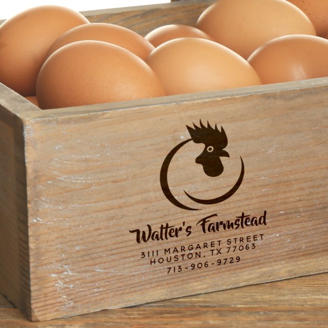 Tampons Encreurs Logo moderne et élégant Business Family Chicken Fa (Créateur téléchargé)