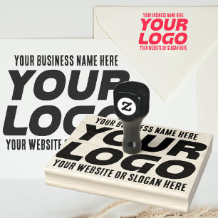Tampons Encreurs Logo, Nom, Site Web, Slogan