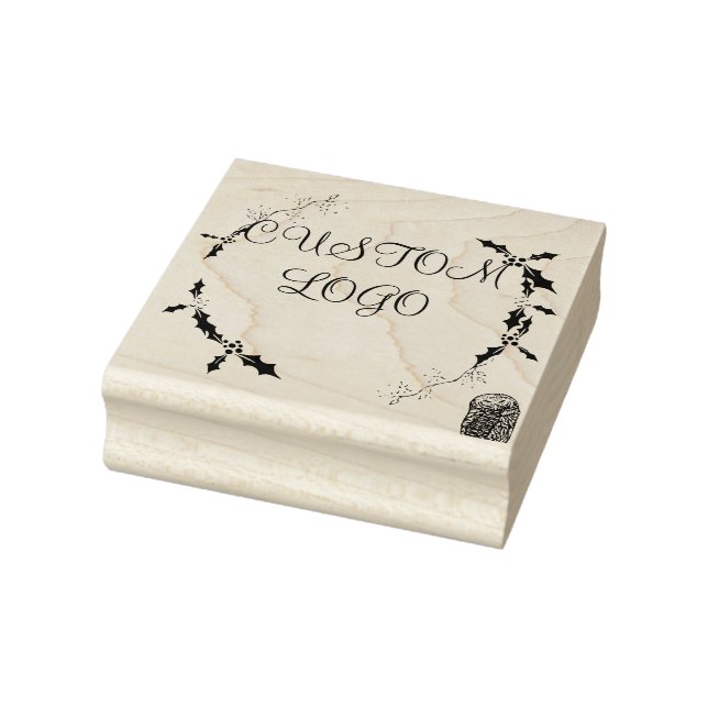 Tampons Encreurs Logo Personnalisé Courbe de Noël (Tampon)