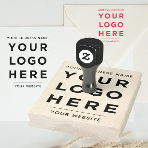Tampons Encreurs Logo personnalisé du site Web de nom d'entreprise