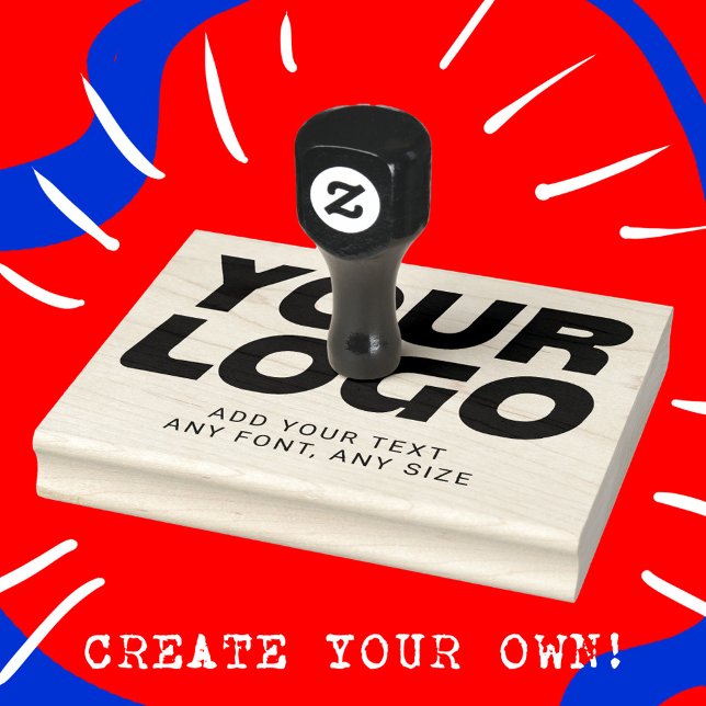 Tampons Encreurs Logo personnalisé et Modèle professionnel de texte (RUBBER STAMP)
