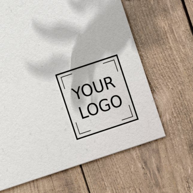 TAMPONS ENCREURS LOGO SOCIÉTÉ SIMPLE MINIMAL BUSINESS (Business Logo | Professional Corporate Modern Rubber Stamp)