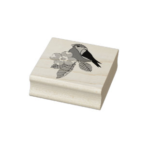 Tampons Encreurs L'oiseau folklorique, gens conçoivent l'oiseau,
