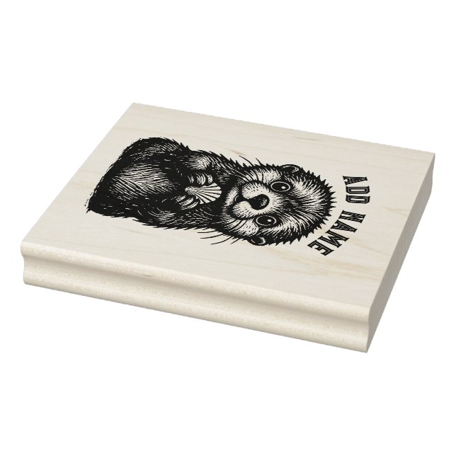 Tampons Encreurs Loutre & Coquille (Tampon)