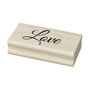 Tampons Encreurs LOVE 1"x2.5" Timbre en caoutchouc / Vibes