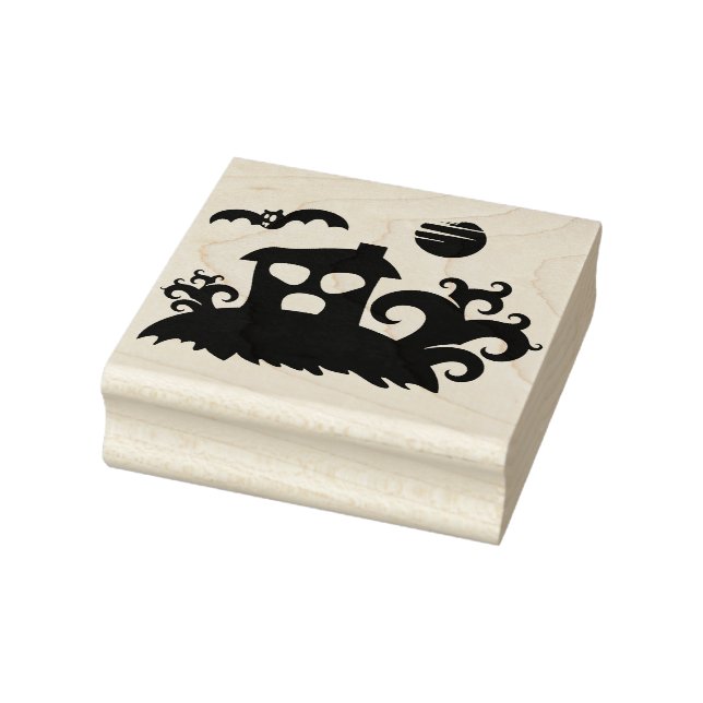 Tampons Encreurs Maison hantée 2 silhouette timbre d'art (Tampon)