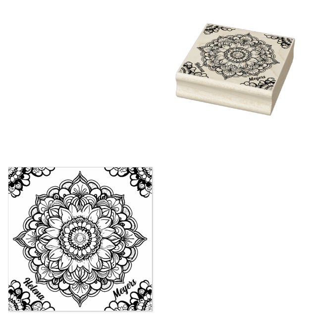 Tampons Encreurs Mandala (Tamponné)