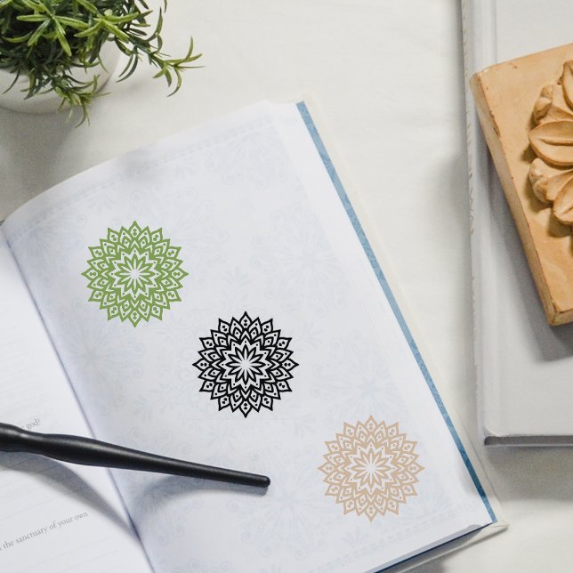 Tampons Encreurs Mandala minimaliste (Créateur téléchargé)