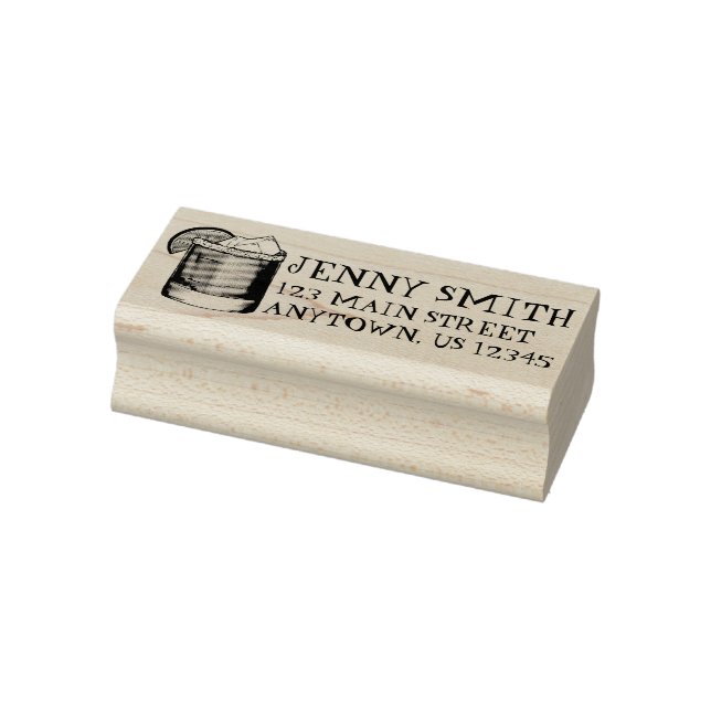 Tampons Encreurs Margarita Tequila Lime Boisson Mixte Personnalisée (Tampon)