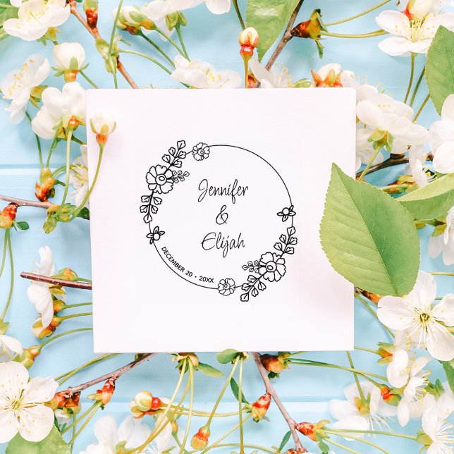 Tampons Encreurs Mariage de calligraphie moderne (Créateur téléchargé)