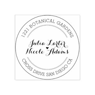 Tampons Encreurs Mariage de feuillage de Fleur sauvage Boho violet
