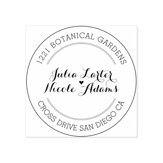 Tampons Encreurs Mariage de feuillage de Fleur sauvage Boho violet  (Impression)