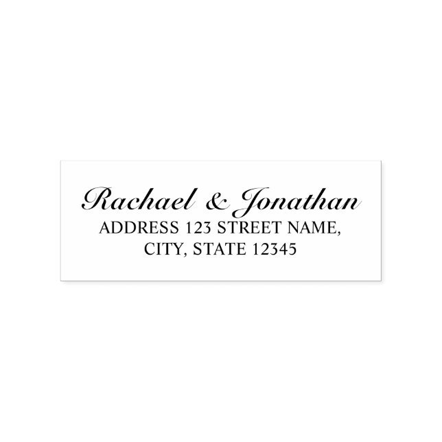 Tampons Encreurs Mariage élégant (Impression)