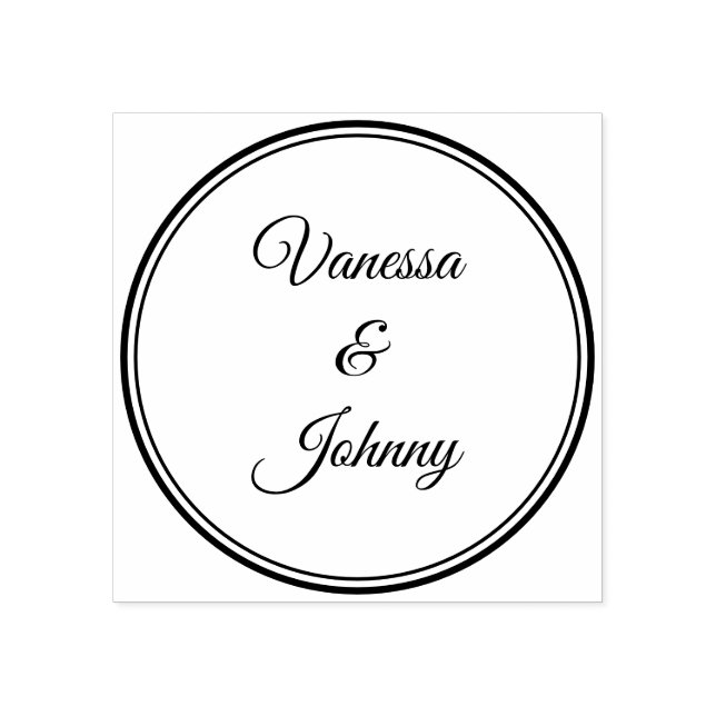 Tampons Encreurs Mariage Élégant Classique Boho Moderne Or #901 (Impression)