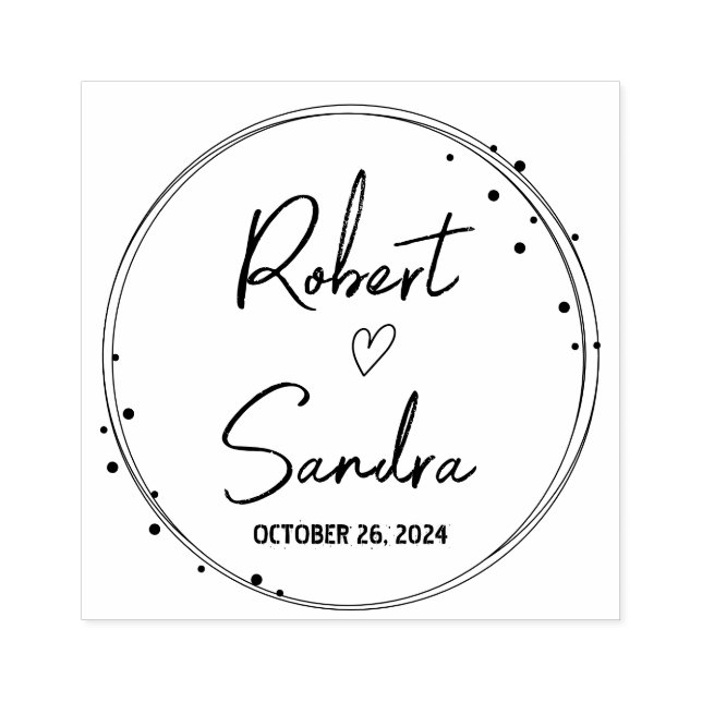 Tampons Encreurs MARIAGE FAVOR STAMP, Favoriser le timbre, Aimer le (Impression)