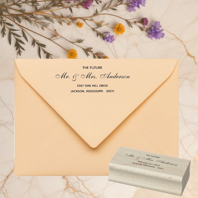 Tampons Encreurs Mariage floral rustique intemporel (Créateur téléchargé)