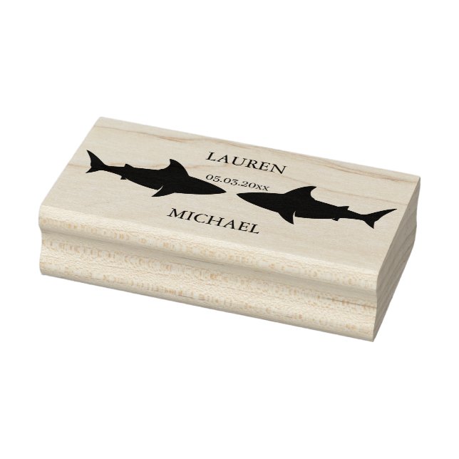Tampons Encreurs Mariage requin (Tampon)