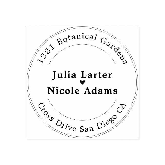 Tampons Encreurs Mariage sous la forêt tropicale de bougainvillées  (Impression)