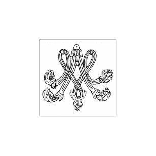 Tampons Encreurs Marie Antoinette - monogramme - monochagrin royal