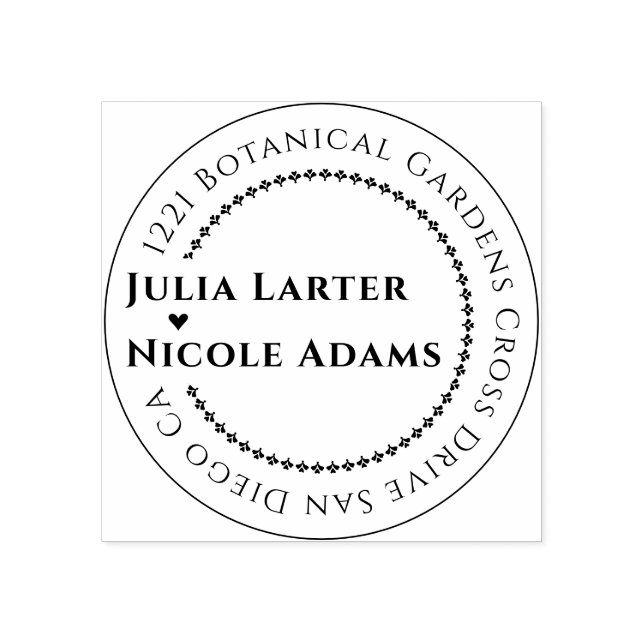 Tampons Encreurs Marine Blue Rose Wild Rain Forest Mariage À feuill (Impression)