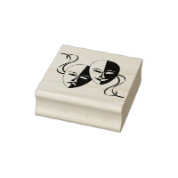 masques de théâtre timbre d'art
