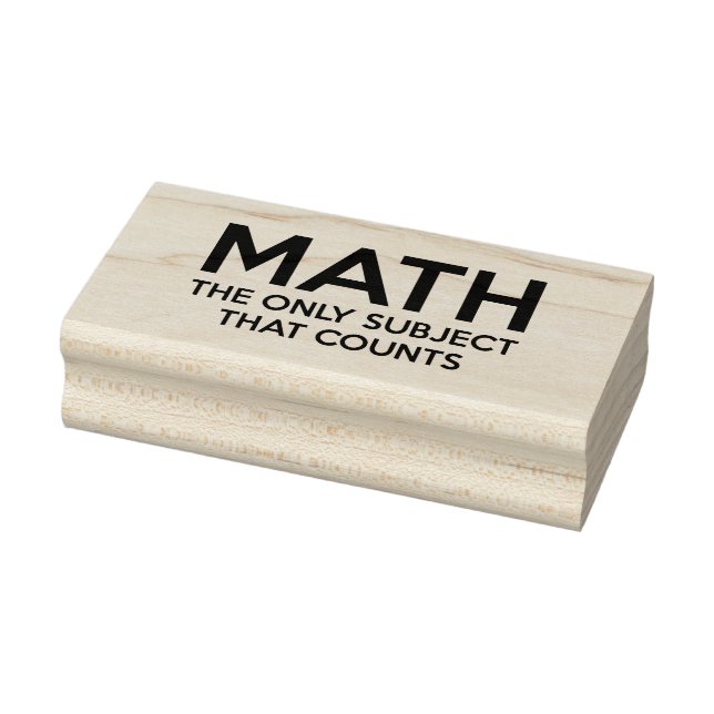 Tampons Encreurs Math. Le seul sujet qui compte (Tampon)