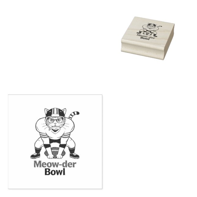 Tampons Encreurs Meow-der Bowl  (Tamponné)