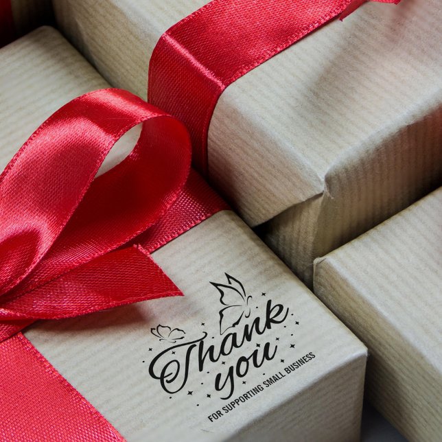 Tampons Encreurs Merci à papillon mou (Créateur téléchargé)