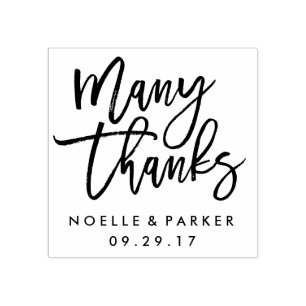 Tampons Encreurs Merci beaucoup Timbre pour mariage