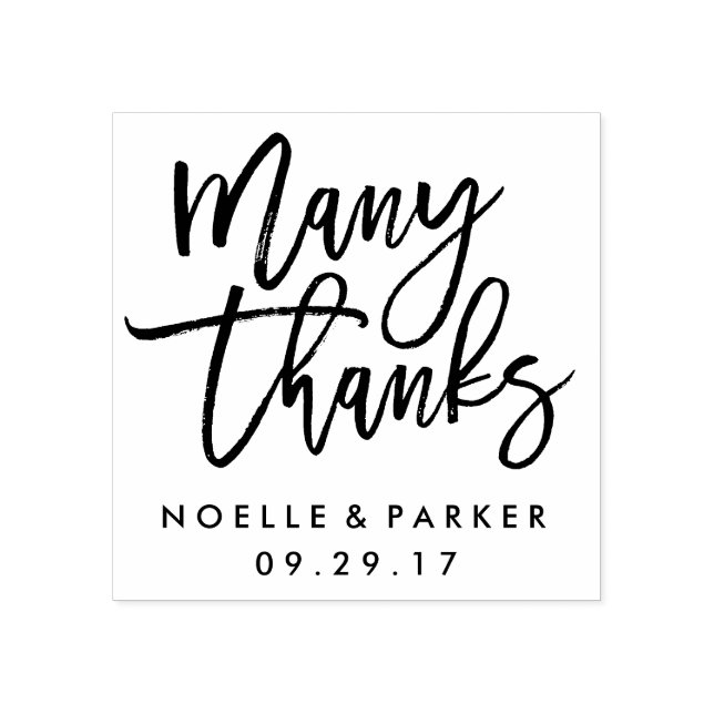 Tampons Encreurs Merci beaucoup Timbre pour mariage (Impression)