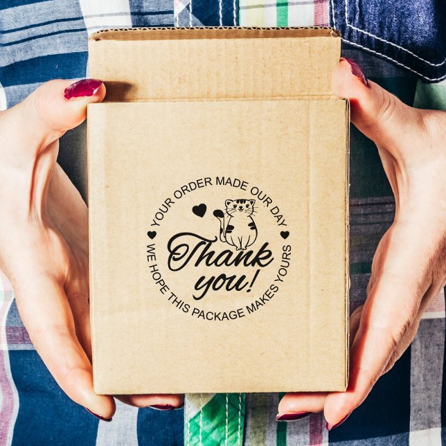 Tampons Encreurs Merci chat mignon (Créateur téléchargé)