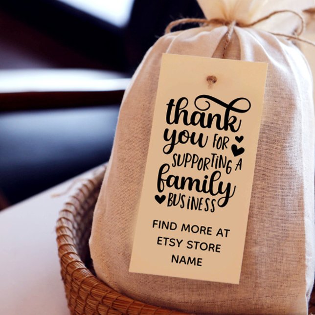 Tampons Encreurs Merci Coeur Pour Soutenir Les Entreprises Familial (Créateur téléchargé)