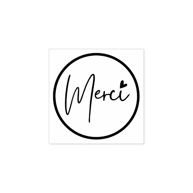 Tampons Encreurs Merci, Minimaliste (Impression)