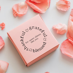 Tampons Encreurs Merci moderne pour petites entreprises, message pe