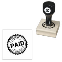 MERCI PAIEMENT Joint de colle Noir Poignée en Bois