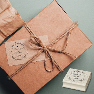 Tampons Encreurs Merci personnalisé pour votre entreprise de comman