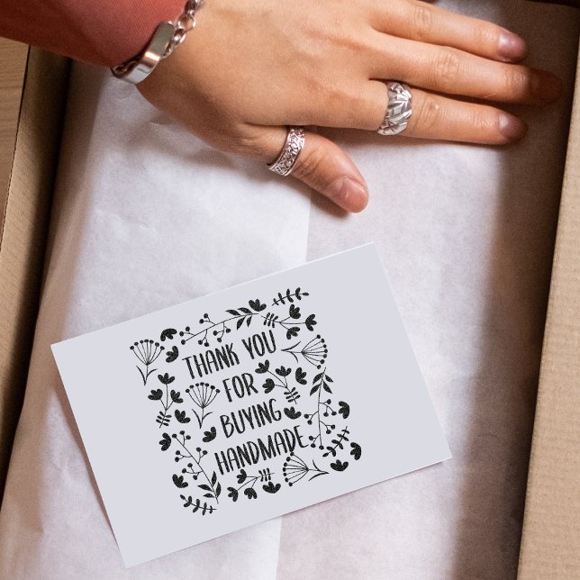 Tampons Encreurs Merci pour l'achat fait main, Motif (Créateur téléchargé)