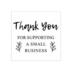 Tampons Encreurs Merci Pour Le Soutien Aux Petites Entreprises
