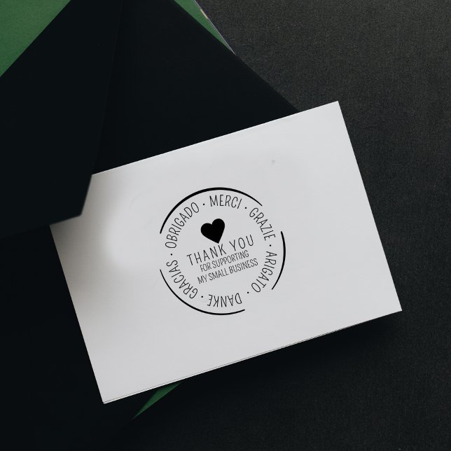 Tampons Encreurs Merci pour le support des entreprises, Multilingua (Créateur téléchargé)