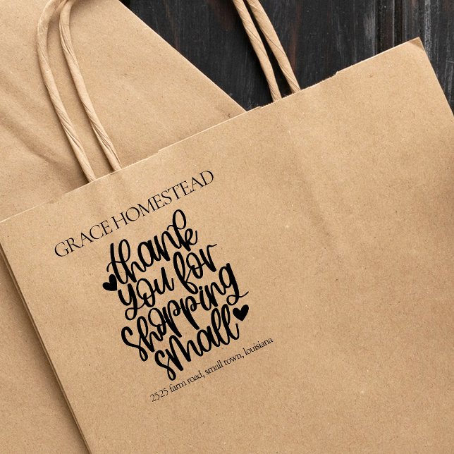 Tampons Encreurs Merci pour soutenir les petites entreprises Ajoute (Créateur téléchargé)