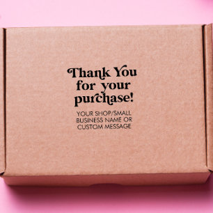 Tampons Encreurs Merci pour votre achat Petite Entreprise Personnal