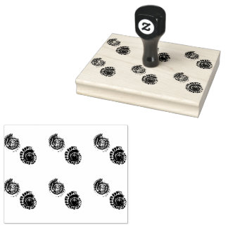 Tampons Encreurs Miniture de fossiles d'ammonite