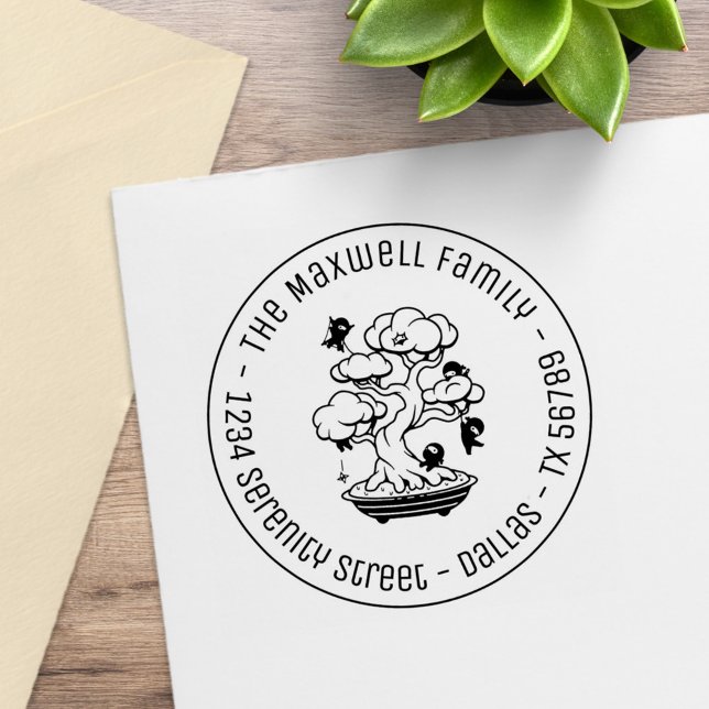 Tampons Encreurs Minusy Ninjas dans Bonsai Tree Adresse familiale R (Créateur téléchargé)