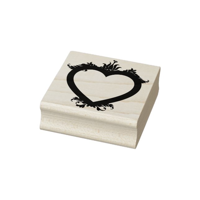 Tampons Encreurs modèle mettre votre nom floral art timbre (Tampon)