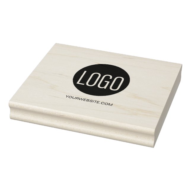 Tampons Encreurs Modèle personnalisable du site du logo de l'entrep (Tampon)