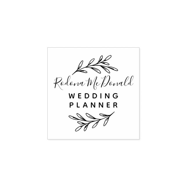 Tampons Encreurs Moderne Écriture de Verdure Professionnelle (Impression)