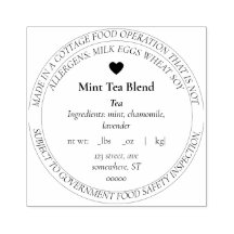 Moderne simple personnalisable cottage droit alime