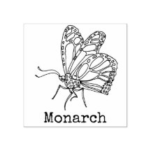 Monarque papillon Monogramme