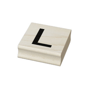 Tampons Encreurs Monogramme ajouter le nom lettre alphabet simple m